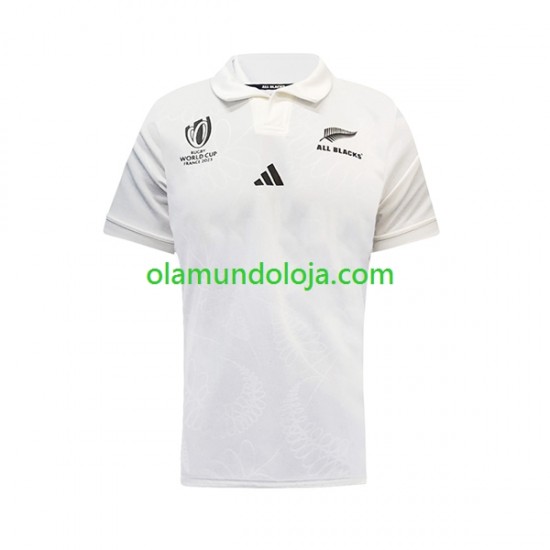 Camisola Rugby ALL BLACKS Homem Equipamento Segundo RWC 2023 Manga Curta